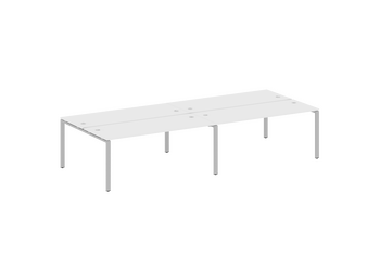 Стол-станция METALL SYSTEM на 4 раб.места на П-образном м/к БП.СМ-4.5  3600*1475*750